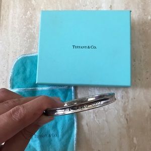 Authentic Tiffany & Co 1837 bangle 925 silver